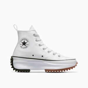 White converse runstar hike size 7.5 womens